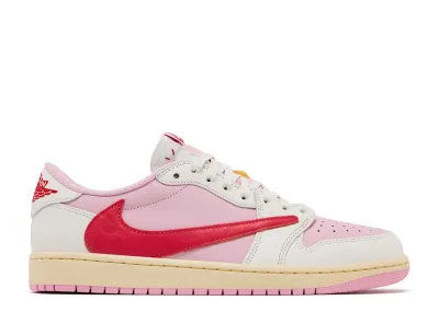Jordan Retro 1 Low x Travis Scott 'Sail Pink'