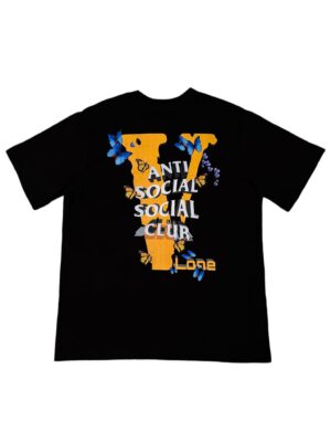 ANTI SOCIAL BLACK TEE 'VLONE' (STOCK)