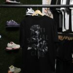 ANTI SOCIAL BLACK TEE 'GREY ROSES' (STOCK)