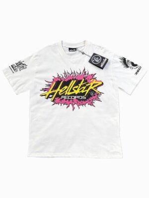 HELL-STAR WHITE TEE (STOCK)