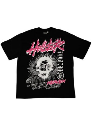 HELL-STAR BLACK TEE (STOCK)