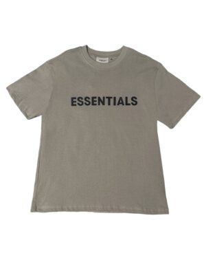 ESSENTIALS TEE CLASSIC LOGO 'VINTAGE OLIVE' (STOCK)