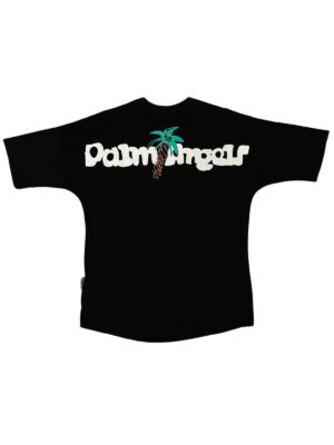 PALM ANGEL BLACK TEE 'PALM LOGO' (STOCK)