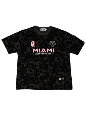 BAPE x MIAMI TEE' BLACK CAMMO' (STOCK)