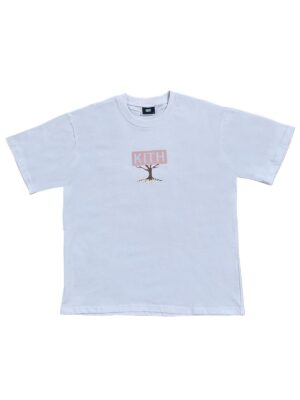 KITH WHITE TEE 'PINK TREE' (STOCK)